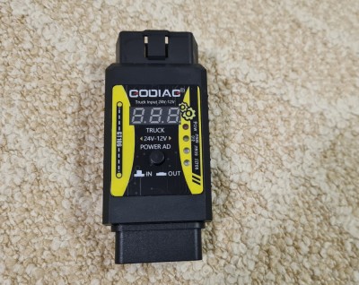 Adaptor Godiag GT106 24V -12V camioane pt. Launch Thinkdiag, Golo, easydiag etc foto