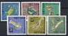 7-VIETNAM-1965-PESTI-Serie completa de 6 timbre nestampilate conform scan, Nestampilat