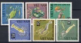 7-VIETNAM-1965-PESTI-Serie completa de 6 timbre nestampilate conform scan, Nestampilat