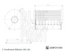 BLUE PRINT ADBP210160 Filtru ulei
