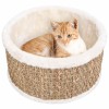 VidaXL Coș rotund pentru pisici, 36 cm, iarbă de mare