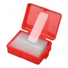 Set 60 de benzi dublu adezive, 4.4 x 1.4 cm, transparent