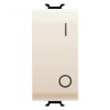 Intrerupator simplu simbol 0 1 1M Gewiss Chorus Ivory GW11004