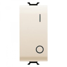 Intrerupator simplu simbol 0 1 1M Gewiss Chorus Ivory GW11004