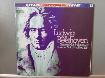 Beethoven &amp;ndash; Symphony no 8 &amp;amp; 9 &amp;ndash; 2LP Set (1974/EMI/RFG) - VINIL/ca Nou (NM+) foto