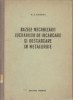 Bazele mecanizarii lucrarilor de incarcare si descarcare in metalurgie