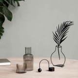 Cumpara ieftin Obiect decorativ Flowerpot Negru 20x39 cm