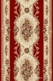 Traversa Covor Lotos 574-210 Latime 100 cm Diferite Lungimi 1800 gr/mp Rosu/Crem