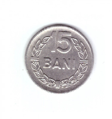 Moneda 15 bani 1966, stare buna, curata foto