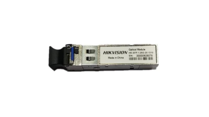 Modul SFP din seria HK-SFP-1.25G, suporta Ethernet 1.25G, alimentare 3.3