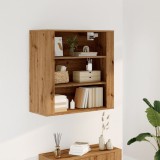VidaXL Dulap de perete, stejar artizanal,80x33x80 cm, lemn prelucrat