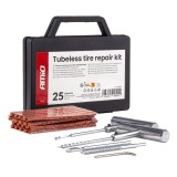 Set reparatie anvelope fara camera AMiO, 25 piese, auto-moto-off-road