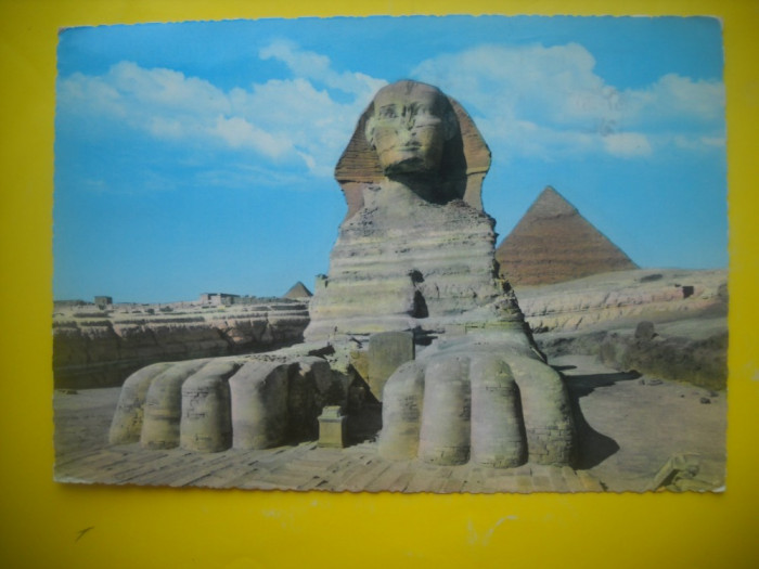 HOPCT 50277 MARELE SFINX SI PIRAMIDELE DIN GIZA EGIPT--STAMPILOGRAFIE-CIRCULATA