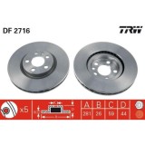 Set discuri frana Citroen: Evasion (22), Jumpy (U6u); Fiat: Scudo (220), Ulysse (220); Lancia: Zeta (22); Peugeot: 806 (221), Expert (224)., punte fa, Trw
