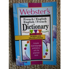 Webster&#039;s French-English, English-French Dictionary