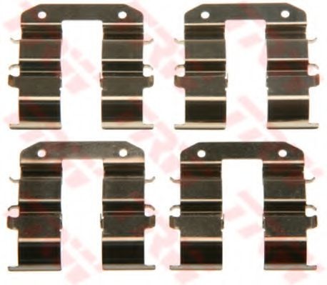 Set accesorii, placute frana KIA CEED SW (ED) (2007 - 2012) TRW PFK576