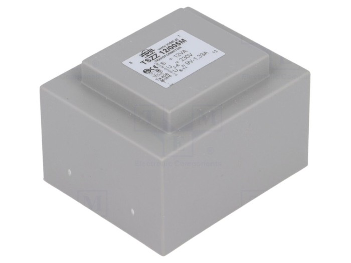 Transformator &icirc;ncapsulat 12VA 230V 9V