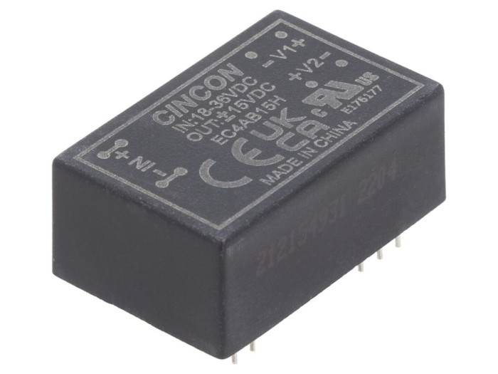 Convertor DC/DC 18-36V la &plusmn;15V