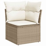 VidaXL Set de canapele pentru grădină 12 pcs Bej, crem 80 x 80 x 71 cm