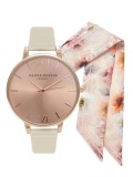Cumpara ieftin Ceas Dama, Olivia Burton, Vegan Friendly OBGSET51, Set cu Esarfa - Marime universala