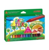 Creioane cerate soft Alpino DacsTrix, 12 culori