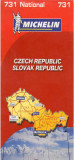 Map Cehia &amp; Slovacia |, Michelin