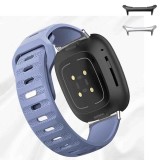 Curea din silicon compatibila cu Samsung Galaxy Watch Ultra2, Telescoape QR, 22mm, Baby Blue