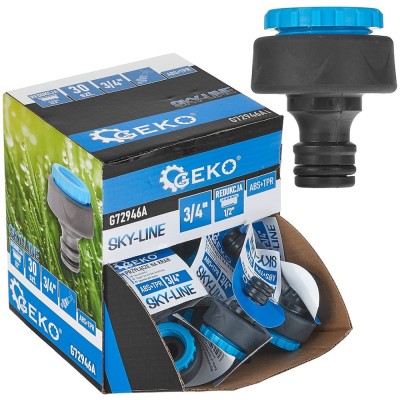 Set conector de robinet 3 / 4&amp;quot; cu reductie de 1 / 2&amp;quot; Sky-Line, 30 bucati, Geko G72946A foto