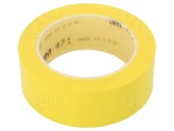 Bandă de marcare galbenă 33m x 38mm