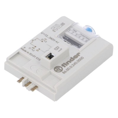 Modul de timp, soclu, pentru relee 90.02, 90.03, 92.03, 96.04, FINDER, 86.00.0.240.0000, T267434 foto