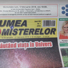 revista Lumea Misterelor - (25 ianuarie - 21 februarie 2018)