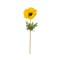 Floare decorativa artificiala, Anemona, Galben, 40 cm, ATU-089429