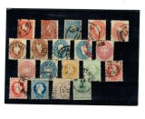 Austria 1858-1867 - Lot mărci stampilate