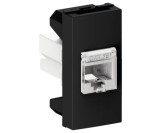 Priza Date UTP CAT5E 1M Flexo Himel negru mat