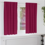 Cumpara ieftin Perdele cu perdele 2 pcs bordo Poliester
