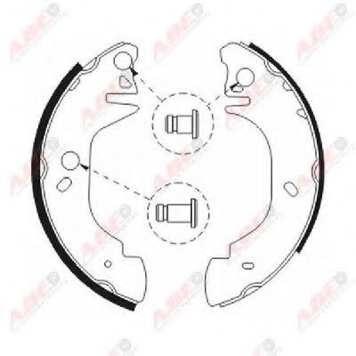 Set saboti frana FORD TRANSIT platou / sasiu (E) (1994 - 2000) ABE C0G049ABE