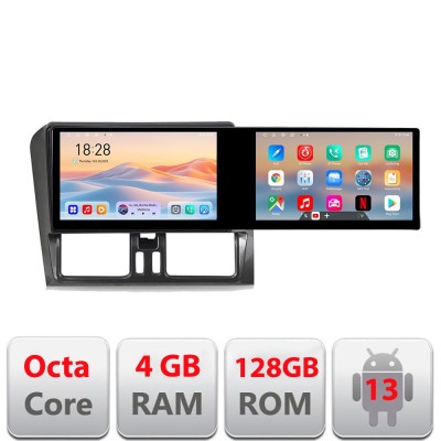 Navigatie dedicata Volvo XC60 2014-2018 cu sistem Sensus Connect Kit-272-14 Edotec 2 ecrane 8 core 4+128 21.6 inch Incell android Wifi 5Ghz gps intern foto