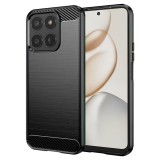 Husa Honor 400 Smart 5G Asteroid GSM Carbon Silicone, negru