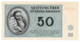 Cehoslovacia 50 Kronen Ghetou Germany Nazy Camp Theresienstadt s023852 1943