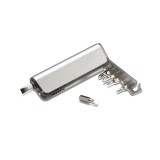 Mini surubelnita profesionala cu capete incluse, trusa portabila pentru service electronicesi si lanterna cu LED