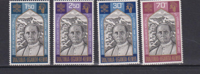 TANZANIA-UGANDA-KENYA 1969 MI. 189-192 foto