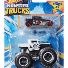 HOT WHEELS MONSTER TRUCK SI MASINUTA METALICA BONE SHAKER