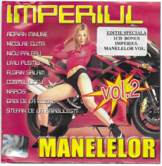 CD Imperiul Manelelor Vol.2 : Florin Salam, Nicolae Gu?a, original foto