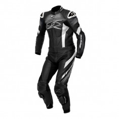 Costum Moto Spyke Estoril Sport Negru / Alb Marimea 58 110252/10201/58