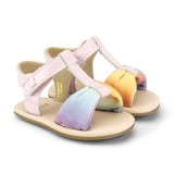 Sandale Fetite Bibi Afeto V Rainbow 20 EU, Roz, BIBI Shoes