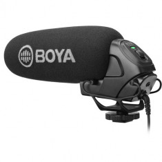 Microfon shotgun Boya BY-BM3030 supercardioid pentru DSLR si camere video foto