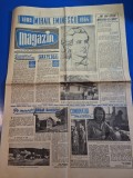 Ziarul magazin 13 iunie 1964 - 75 de ani de la moartea lui mihai eminescu, articol si foto cetatea din deva