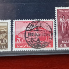 TS21 - Timbre serie Ungaria - Magyar posta 1938 Mi585 -590