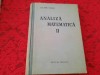 Miron Nicolescu Analiza Matematica Vol. 2, Editura Tehnica 1958, 543 Pagini