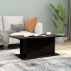 VidaXL Măsuță de cafea, negru, 102x55,5x40 cm, lemn prelucrat 810308